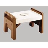 Safety 1st 11905WHT4 Plastic Step Stool, 1-Step, White Tan by Cosco