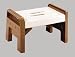Safety 1st 11905WHT4 One-Step Plastic Step Stool, White/Tan