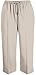 Coral Bay Womens Everyday Drawstring Twill Capris Large Oxford tan