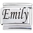 Body Candy Italian Charms Laser Nameplate - Emily