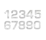 Brushed Stainless Steel House Marker 1 (Stainless Steel) (5.9H x 1/16D)