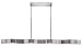 Access Lighting 62316-BS/FST 4 Light Titanium SemiFlush Kitchen