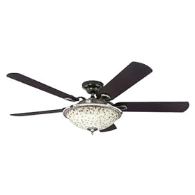 Hunter 23768 The Stonebridge 60-Inch Three-Light Five Blade Ceiling Fan, Brushed Bronze... by Hunter Fan Company