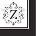 Monogram Cocktail Napkin - Z
