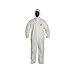 Dupont NG127SWHMD0025NP ProShield NexGen Coverall with Hood, Elastic Waist and Ankle, Serged Seam, Medium, White (Pack of 25)