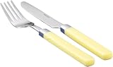 Produkt-Bild: Esmeyer 199-317 24-teilig Besteck Set Mira 18/0 gelb im Besteckkorb