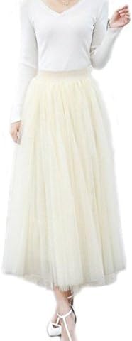 Unikey Women Girls Princess Fairy Style Layered Tulle Dress Bouffant Pleated Skirt
