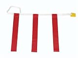 Dozen Adult Three-Flag Belts - Red