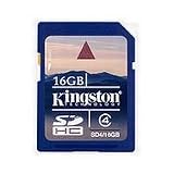 3126iH304aL. SL160  Kingston 16GB Secure Digital High Capacity SDHC Memory Card Class 4...