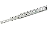 14" Accuride 3864 Overtravel Drawer Slide w/Mounting Tabs [Zinc]