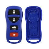 2002-2006 Nissan Altima Blue Replacement Keyless Remote Case and Pad (no electronics included)