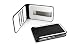 Dosh Piano 3 Card Lux Money Clip Wallet