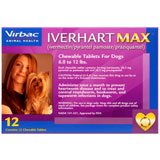 Iverhart Max Chewable Tablets For Dogs 6-12lbs 12pk by Virbac