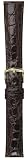Hadley-Roma Men's MS2001RB-190 19-mm Brown Genuine Caiman Crocodile Leather Watch Strap