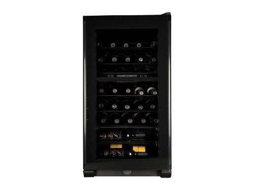 Haier HVFE040BBB 40-Bottle Dual-Zone Free Standing Wine Chiller On Sale