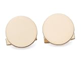 14k Yellow Gold Cuff Links