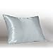 Luxury Baby Blue Satin Pillow Case w/Hidden Zipper, King