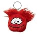 Disney Club Penguin Keychain 2 Inch Plush Puffle Red