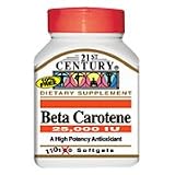 Beta Carotene 25,000 IU - 110 softgels., (21st Century)