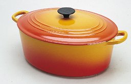 Le Creuset Bräter Tradition 29 cm, oval ofenrot