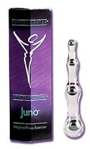 Unique JUNO Special Satin Pouch and Personal Lubricant included Kegel WEIGHTED Pelvic Muscle Exerciser