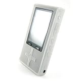 Clear/White Silicone Skin Case Cover + Armband For Toshiba GigaBeat S30 30GB MES30VW MP3 Player Sold By TopDeals888