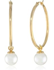 Majorica Vermeil Hoop Earrings