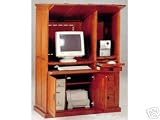 COMPUTER ARMOIRE MISSION STYLE OAK FINISH*NR*
