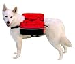 LARGE - RED - Outward Hound Quick-Release Dog Backpack