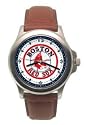 Boston Red Sox Mens Rookie League Leather Strap Watch