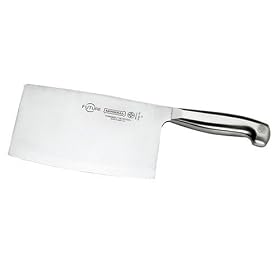 Click here to buy Mundial Future 6-1 2-Inch Stainless-Steel Cleaver by Mundial.
