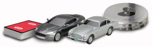 Childrens Toyshop  Toys : James Bond Casino Royale Aston Martin DB5 and DBS set in film can