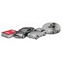 James Bond Casino Royale Aston Martin DB5 and DBS set in film can