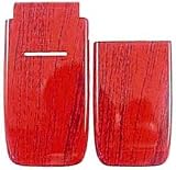 Red Wood Grain - Nokia 6061 Faceplate Cell Phone Cover