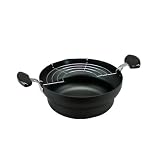 Iron Tempura Pot Fryer with Drainer - 9.25inch