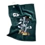 Golfputztuch mit Golfbag-Motiv, gr�n