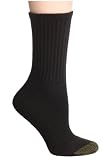 Gold Toe Women's Comfort Crew Plus Athletic Sock, 3-Pack, size 10-12