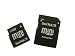 SanDisk - Flash memory card ( SD adapter included ) - 1 GB - miniSD