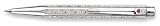 Caran D'ache Ecridor XS Ammonite Ruby, Silver 925 Rhodium Coat .5mm Pencil - CA-404187