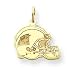 14K Carolina Panthers Xs Helmet Charm