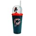 Pack of 2 NFL Miami Dolphins Animated Mascot Children's Drinking Cups