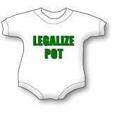 Legalize Pot Baby Ultrasoft Onesie