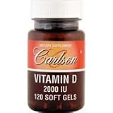 Carlson Laboratories - Vitamin D, 2000 IU, 120 softgels