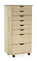 Ewins Linear Scrapbooking Hobby Cart - 8 Drawer Tower - Office Storage