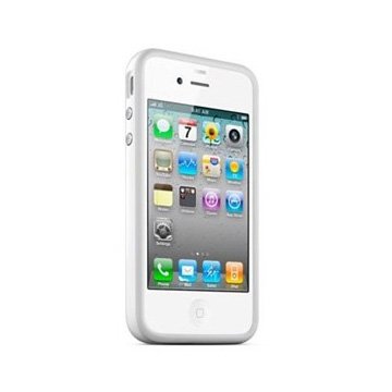 White iPhone 4 Bumper Case , Apple iPhone 4 White Case