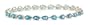 14k Yellow Gold Pear-Cut Swiss Blue Topaz Bracelet
