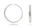 Eve's Addiction Sterling Silver Bangle Hoop Earrings - 2.25 Inch