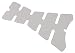 Produkt-Bild: Tankpad, SKULL, gro&szlig;, transparent