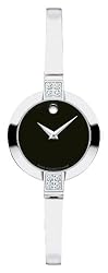 Movado Women's 605855 Bela Diamond Accented Swiss Quartz Bangle Bracelet Watch