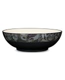 Noritake Elements Onyx Round Vegetable Bowl, 9.5